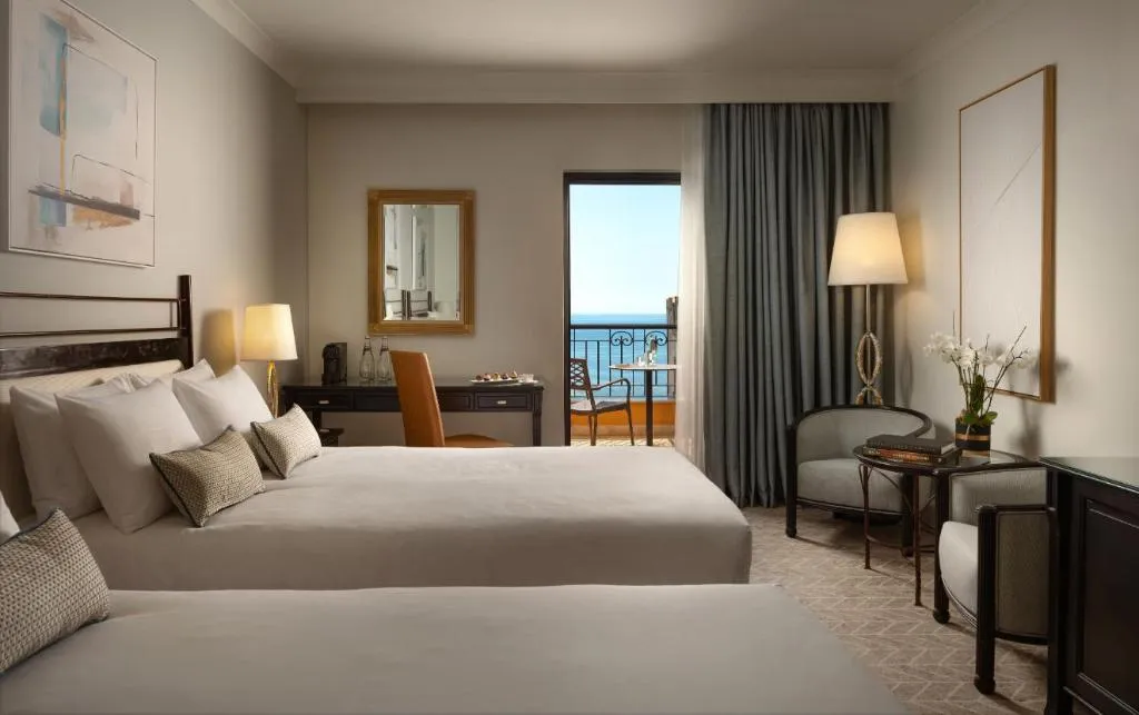 FAMILY ROOM DELUXE SEA VIEW Room, Corinthia Hotel St Georges Bay, Malta