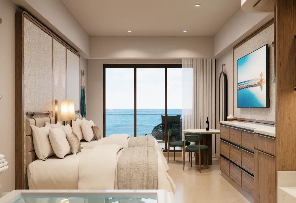 DOUBLE DELUXE OCEAN VIEW SUPERIOR Room, Beach Palace Family Resort & SPA, Cancun Area