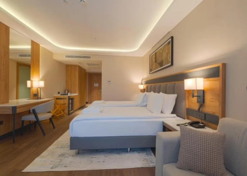 DOUBLE SINGLE USE DELUXE MOUNTAIN VIEW Room, Azura World Hotel, Antalya