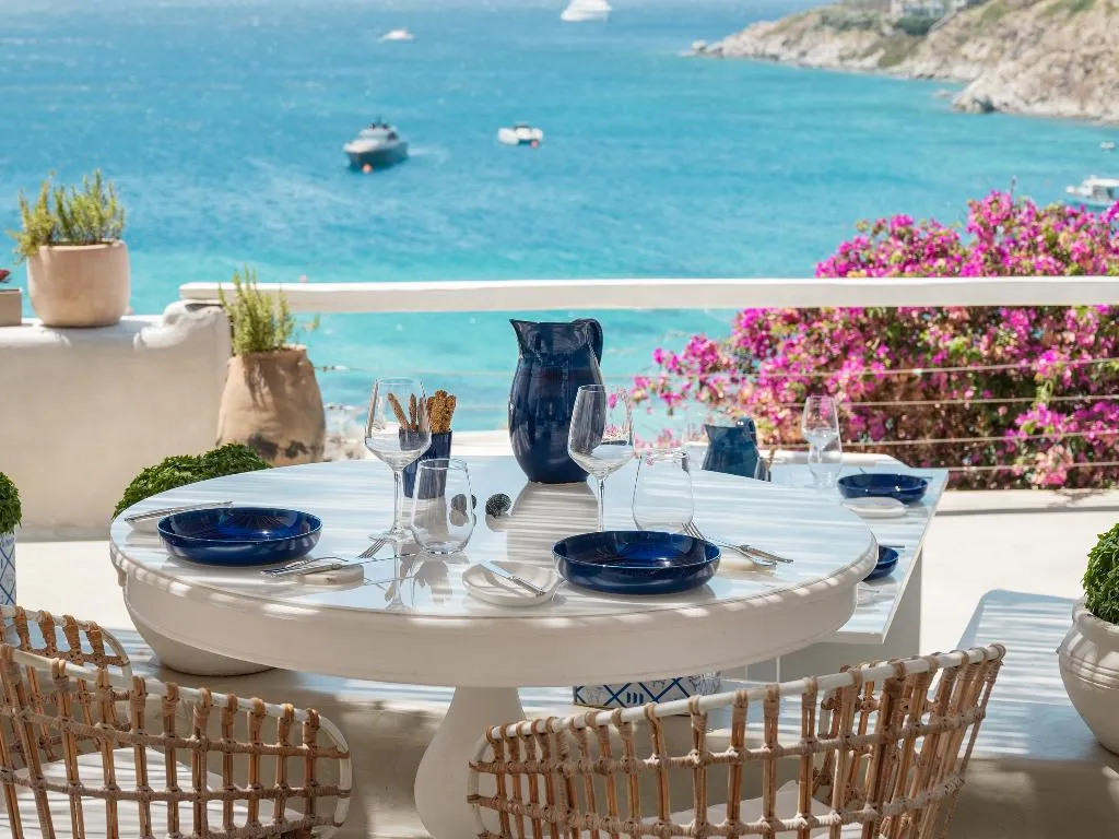 Restaurant, Mykonos Blu, A Resort to Live, Mykonos
