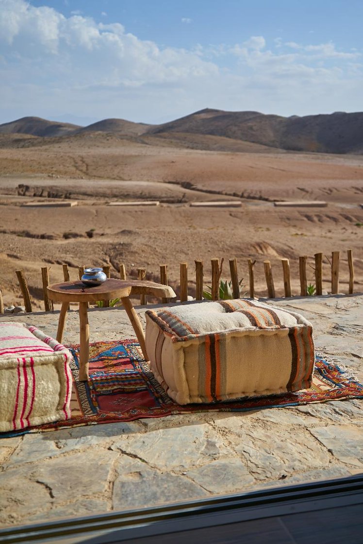 Terrace, Stellar Desert Camp, Marrakech