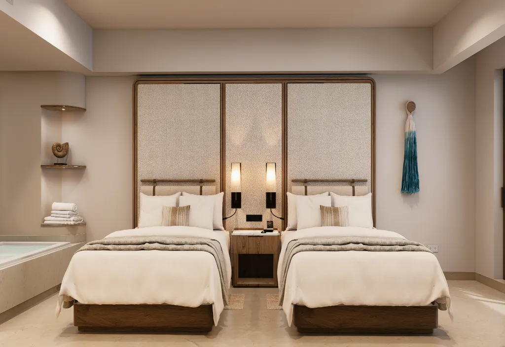 DOUBLE DELUXE OCEAN VIEW SUPERIOR Room, Beach Palace Family Resort & SPA, Cancun Area