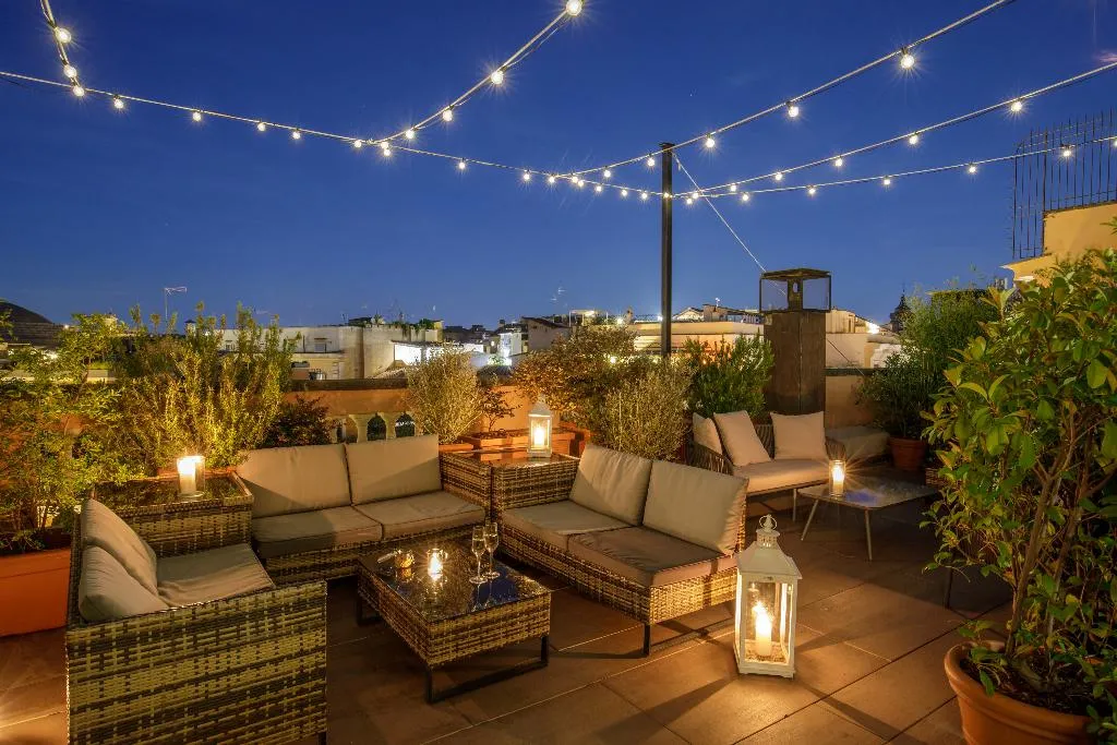Terrace, Hotel Della Torre Argentina, Rome