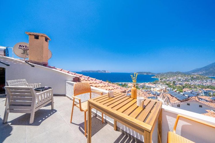 STUDIO SEA VIEW WITH BALCONY Room, Bella Kas, Dalaman