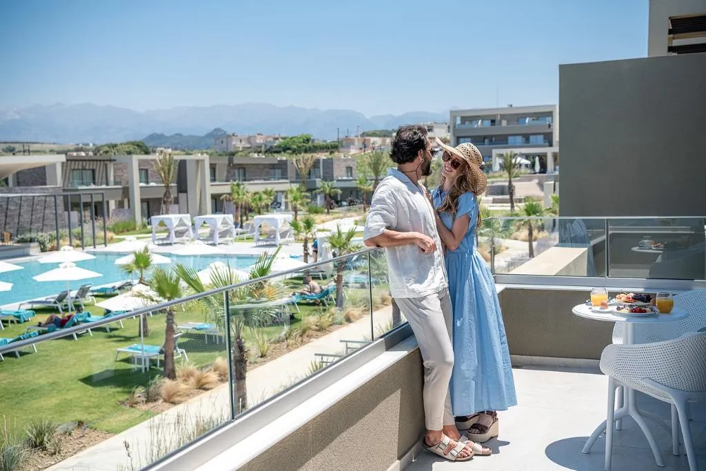 DOUBLE SEA VIEW WITH AIR CONDITIONING Room, MYRION BEACH RESORT & Spa, Crete