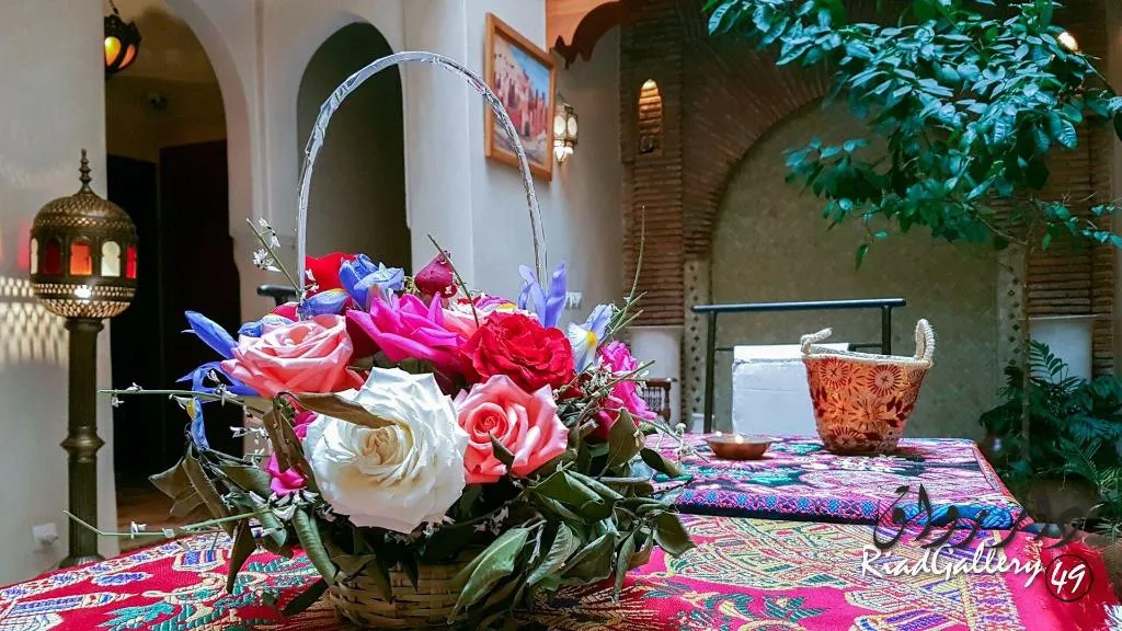 Restaurant, Riad Gallery 49, Marrakech