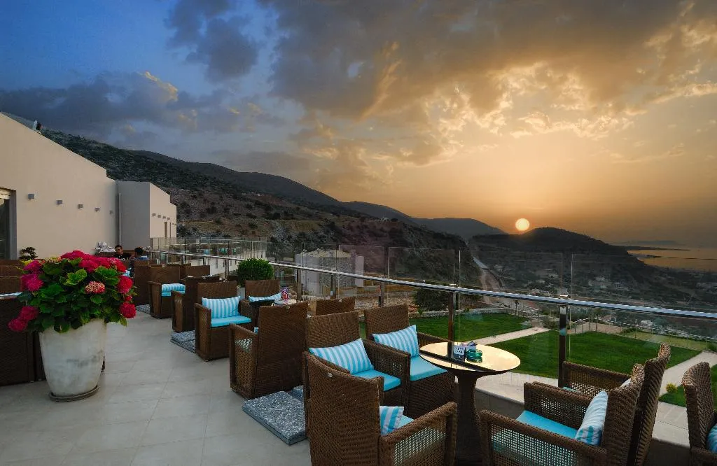 Terrace, The Noverian Scenic Crete 5* Hilltop Villa Resort, Crete