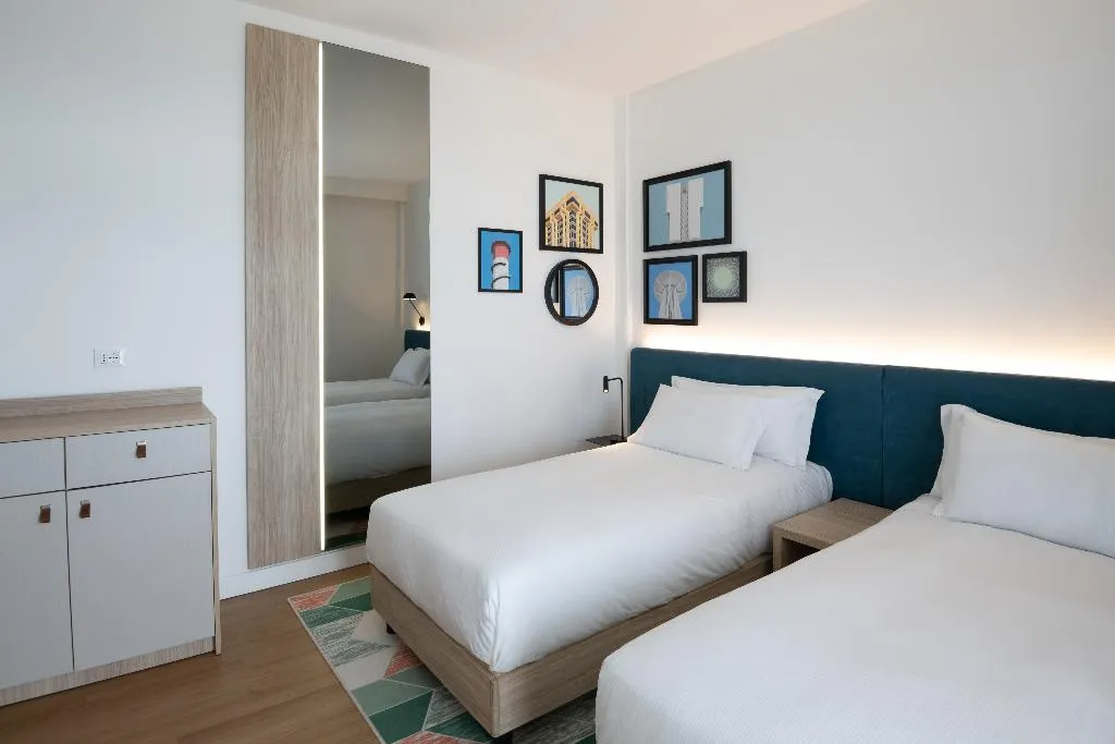 TWIN STANDARD Room, Hampton by Hilton Rome North Fiano Romano, Rome