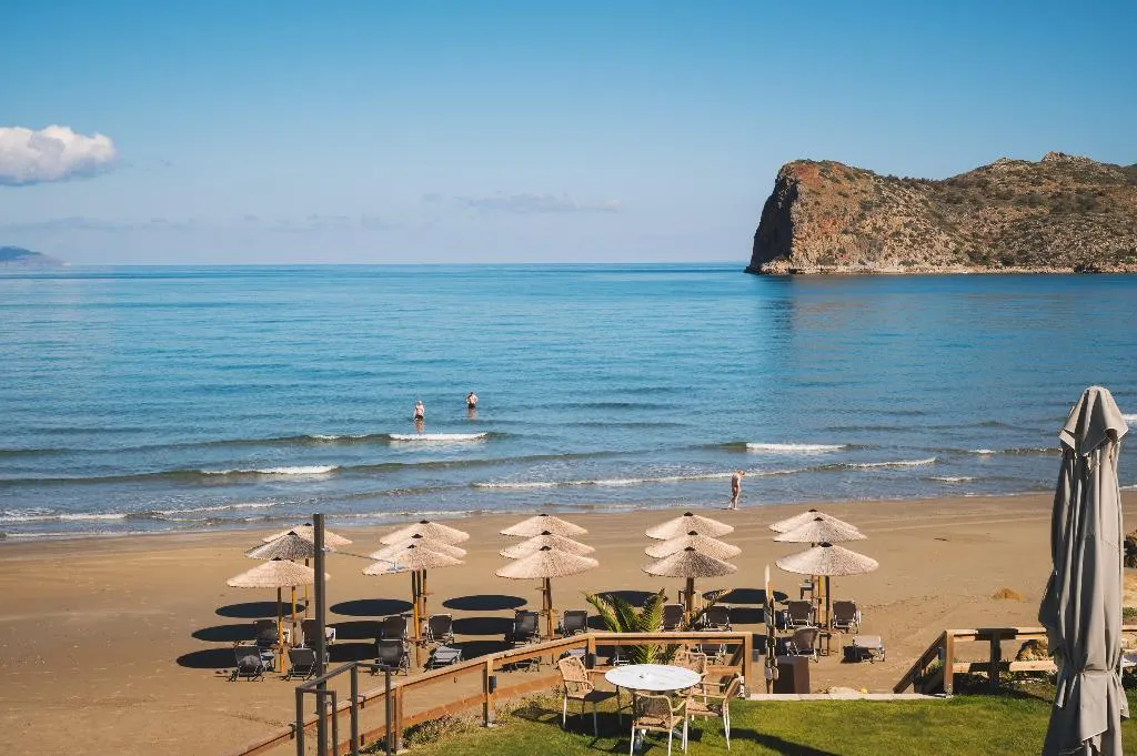 Beach, Elia Agia Marina Beach Hotel, Crete