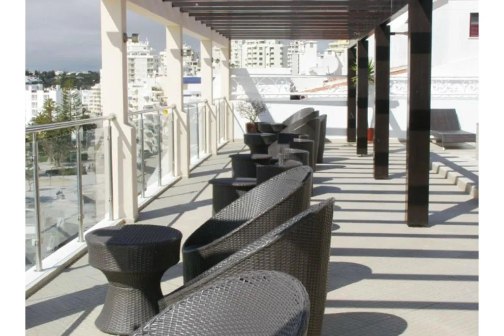 Terrace, Hotel Apartamento Algar, Algarve