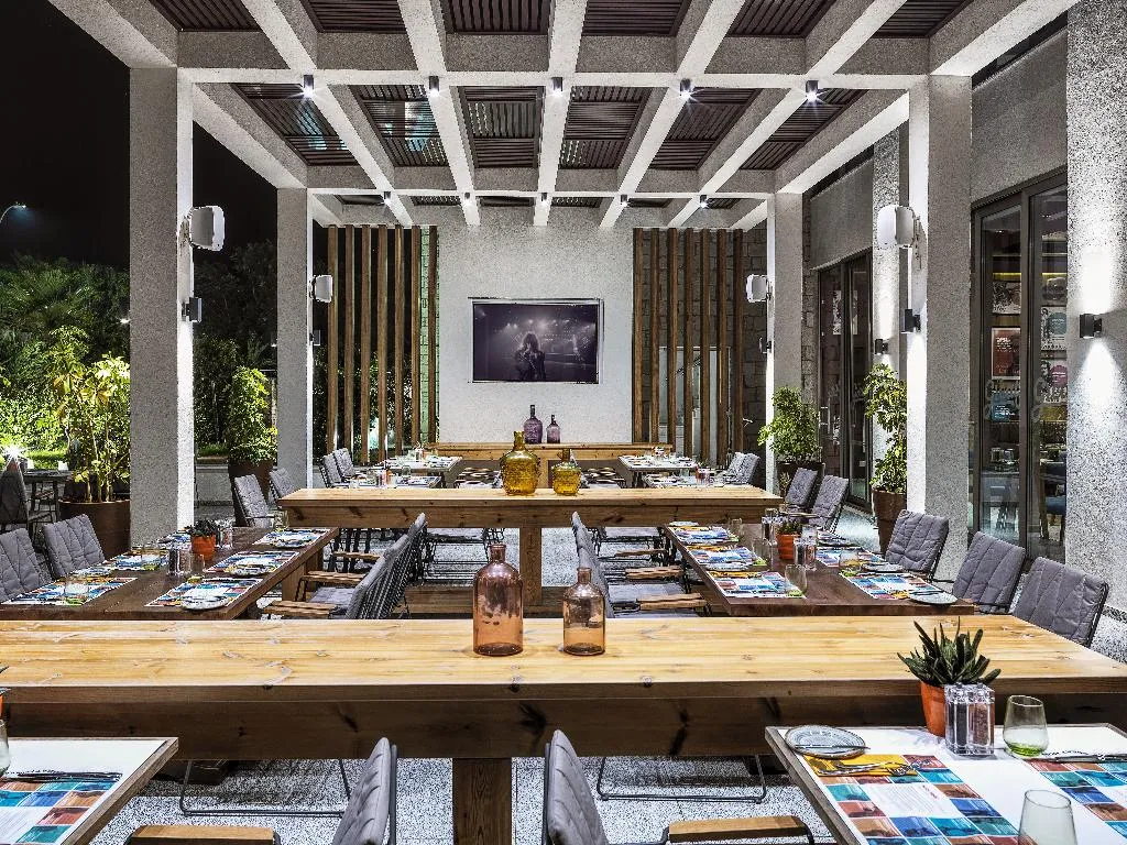 Restaurant, Olympic Lagoon Resort, Cyprus