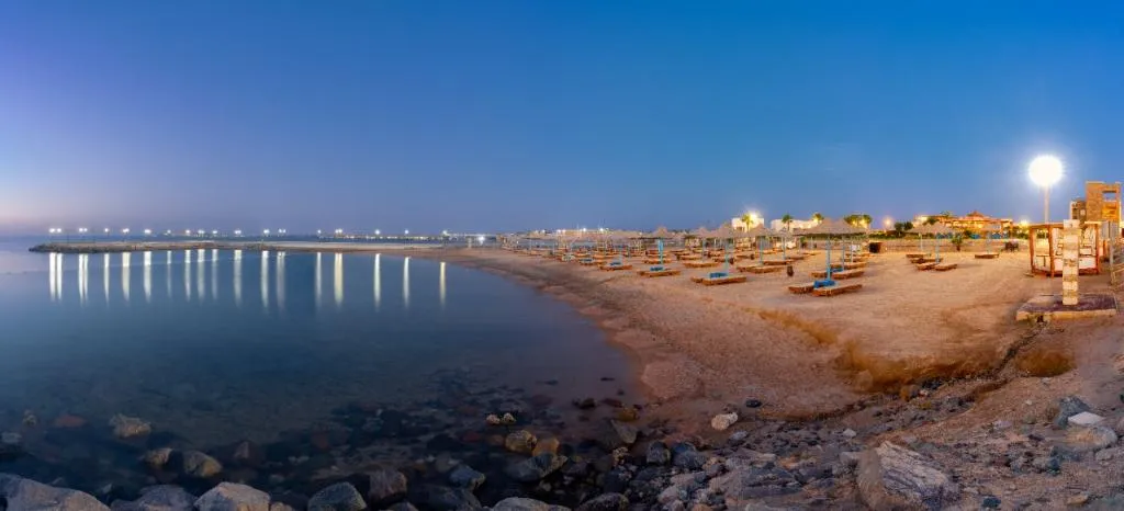 Beach, New Eagles Resort & Aqua Park, Red Sea Riviera