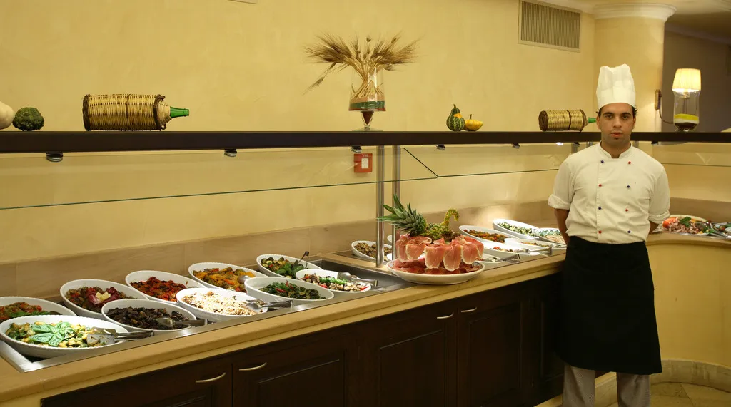 Restaurant, Hotel Capo dei Greci, Catania
