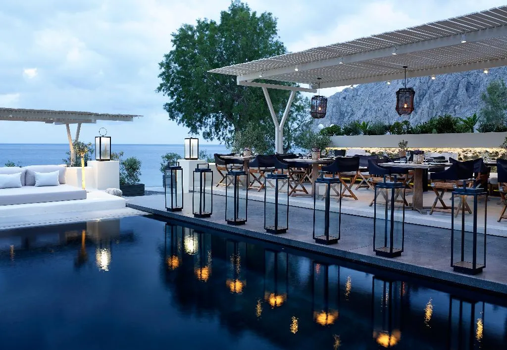 Restaurant, Bellonias Villas, Santorini