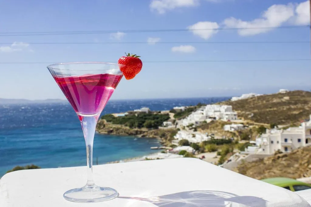 Bar, Flaskos Suites, Mykonos