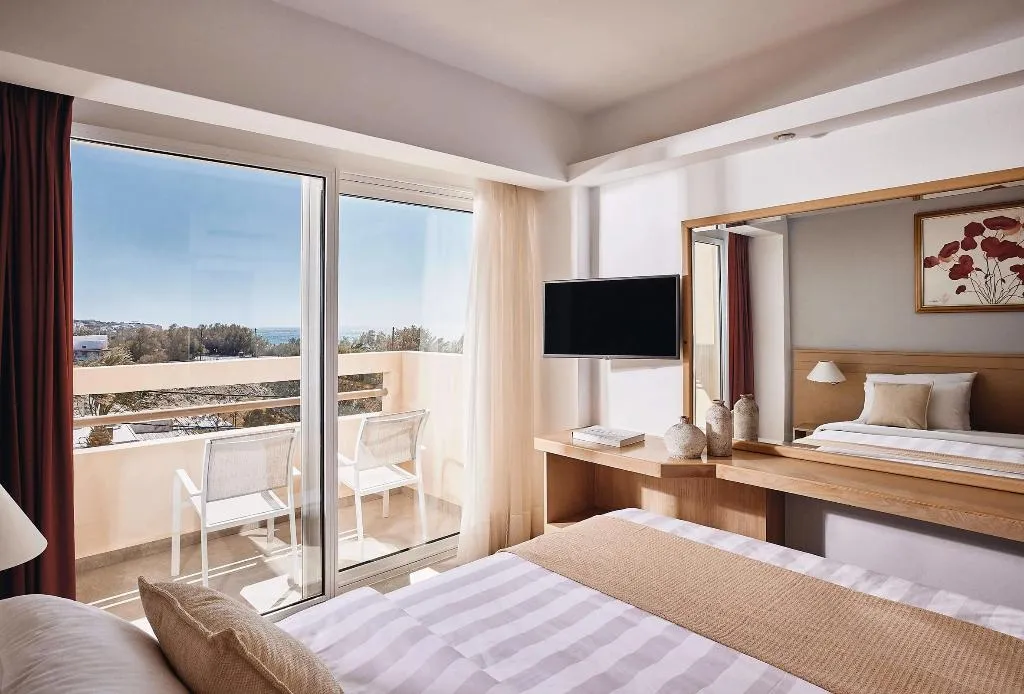 TRIPLE SIDE SEA VIEW Room, Tylissos Beach Hotel - Adults Only, Crete