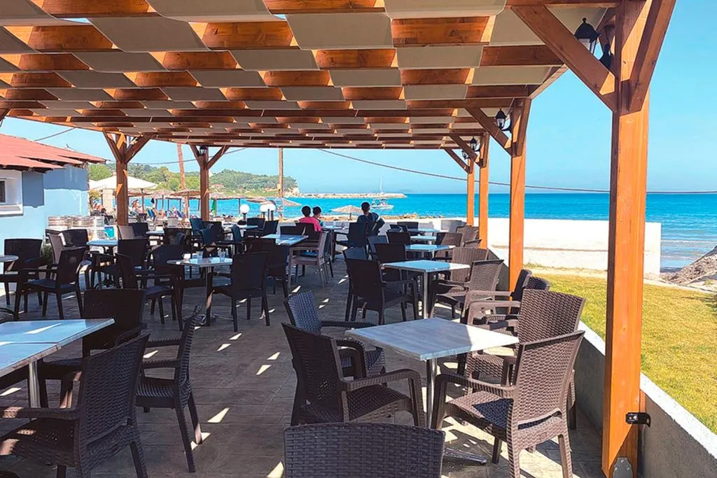 Terrace, Angela Beach Hotel, Corfu