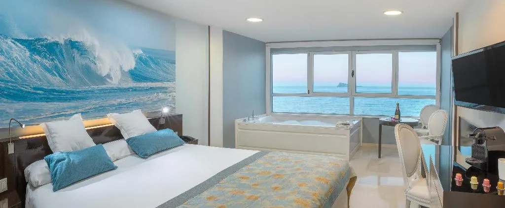 Double or Twin WITH JACUZZI Room, Villa del Mar Hotel Family Gourmet, Costa Blanca
