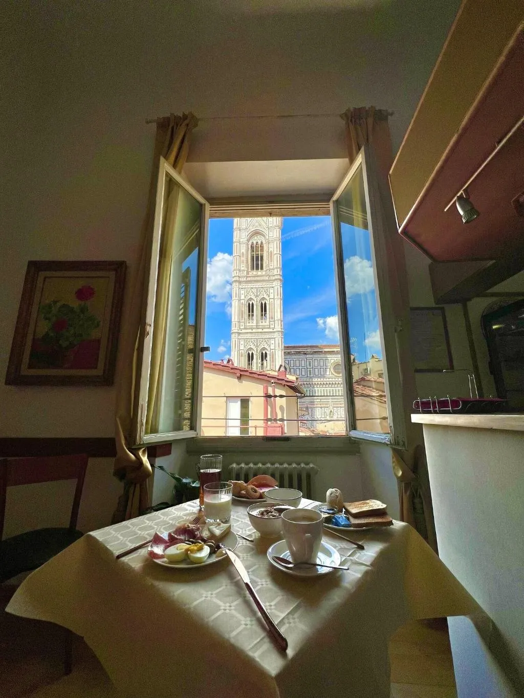 Restaurant, Hotel De Lanzi, Florence