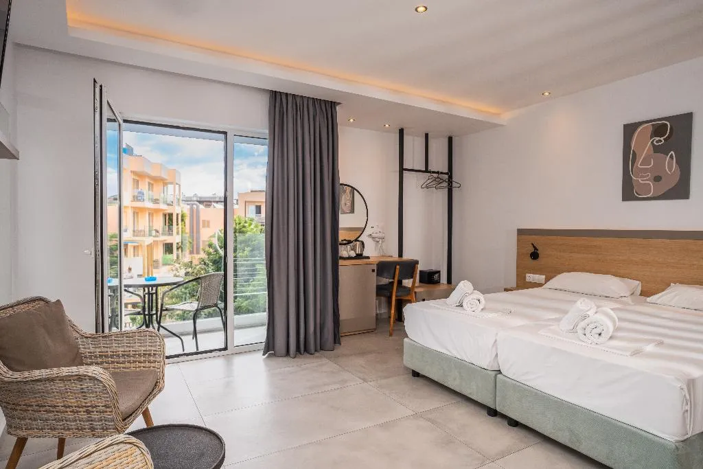JUNIOR SUITE SIDE SEA VIEW Room, Kahlua Boutique Hotel, Crete