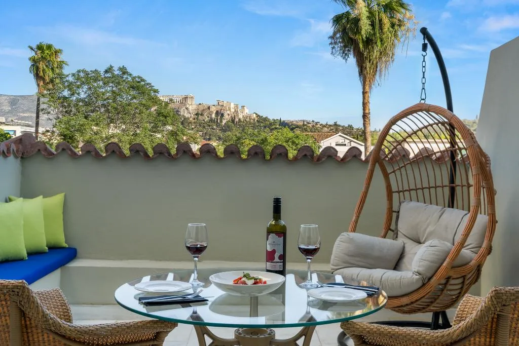 Double or Twin DELUXE WITH VIEWS Room, Athenaeum Eridanus Luxury Hotel, Athens