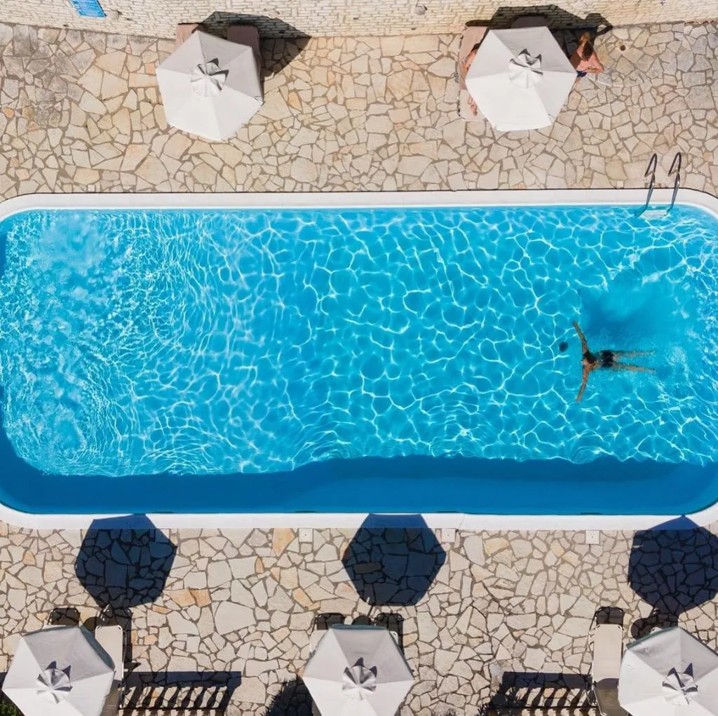 Pool, Aurora Beach Hotel, Corfu