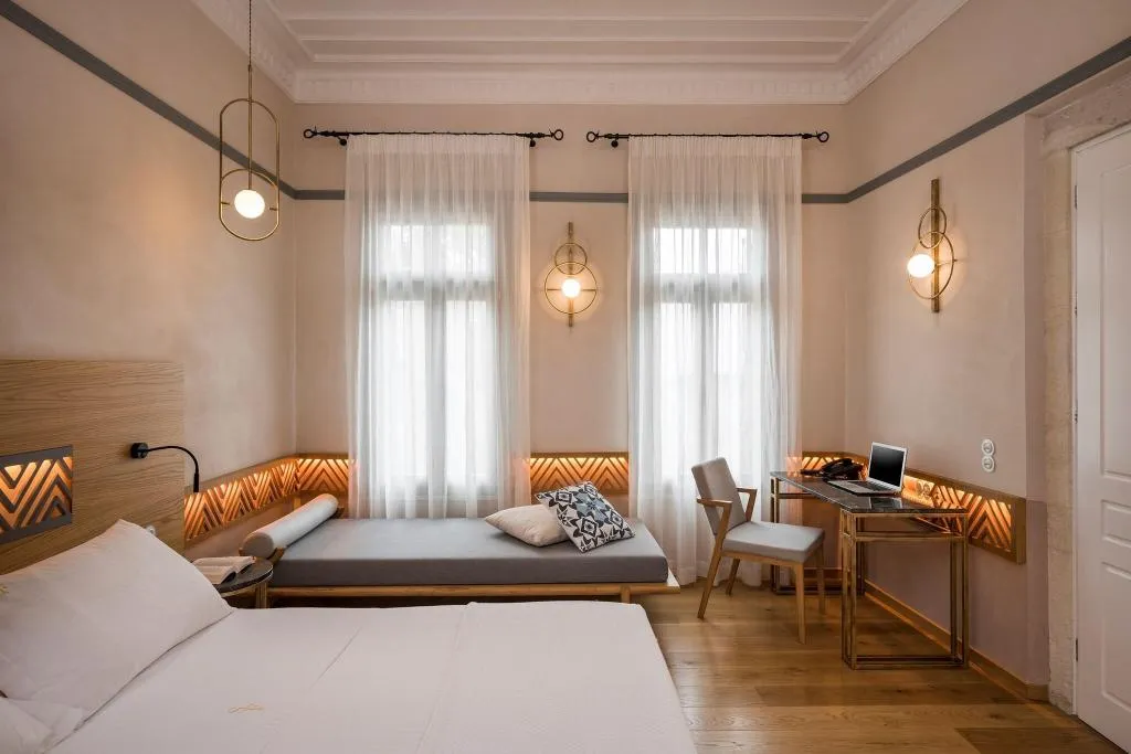 JUNIOR SUITE CITY VIEW QUEEN BED Room, Scala De Faro, Crete