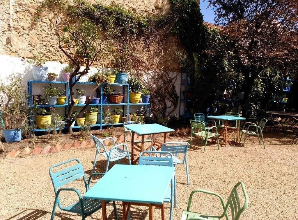 Terrace, Hostal L'Estrella, Costa Brava