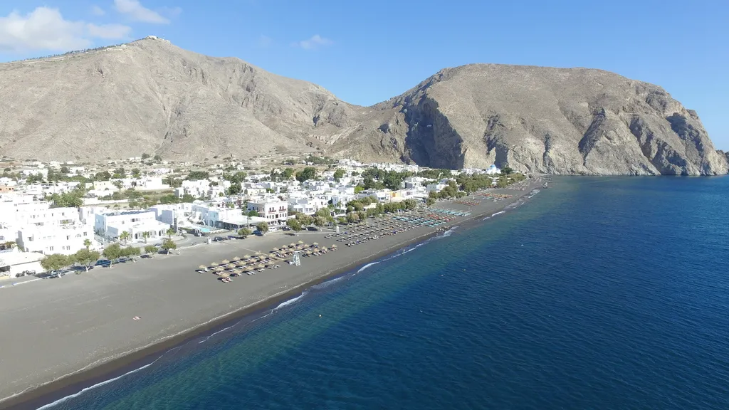 Beach, Aqua Blue Beach Hotel, Santorini