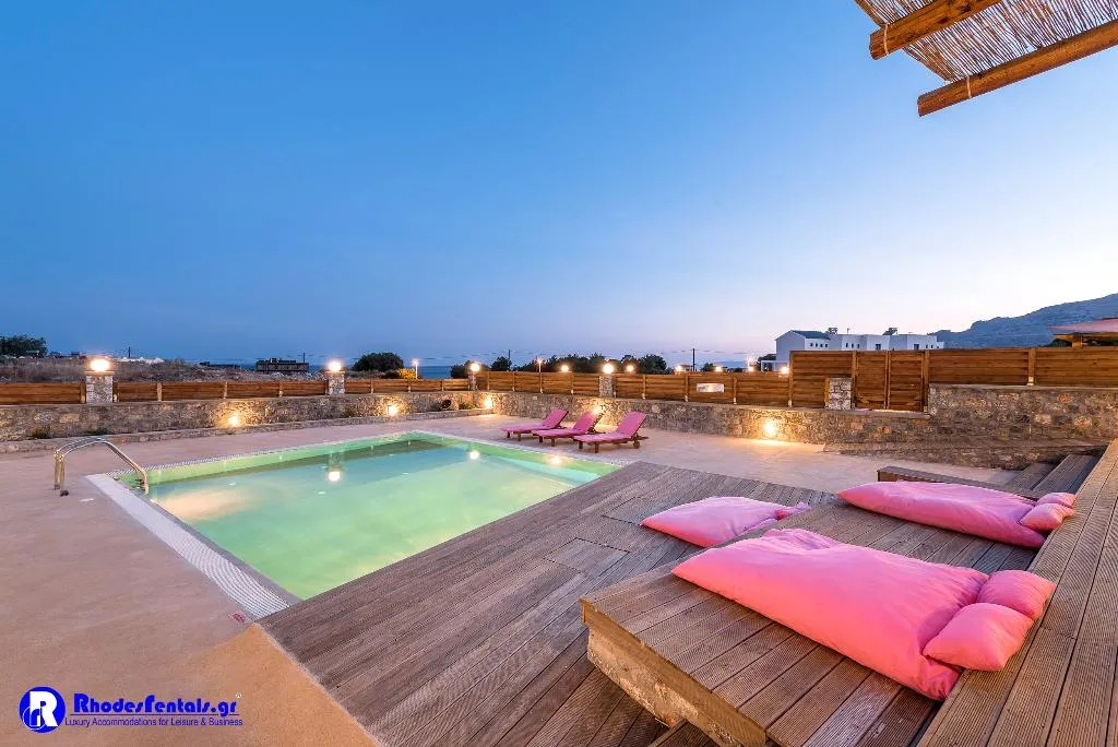 Pool, Lindos Seastone Villas, Rhodes