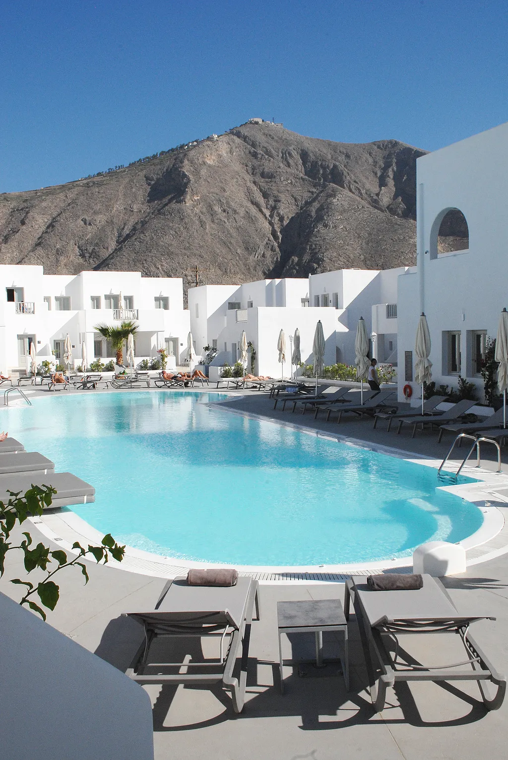 Pool, Aqua Blue Beach Hotel, Santorini