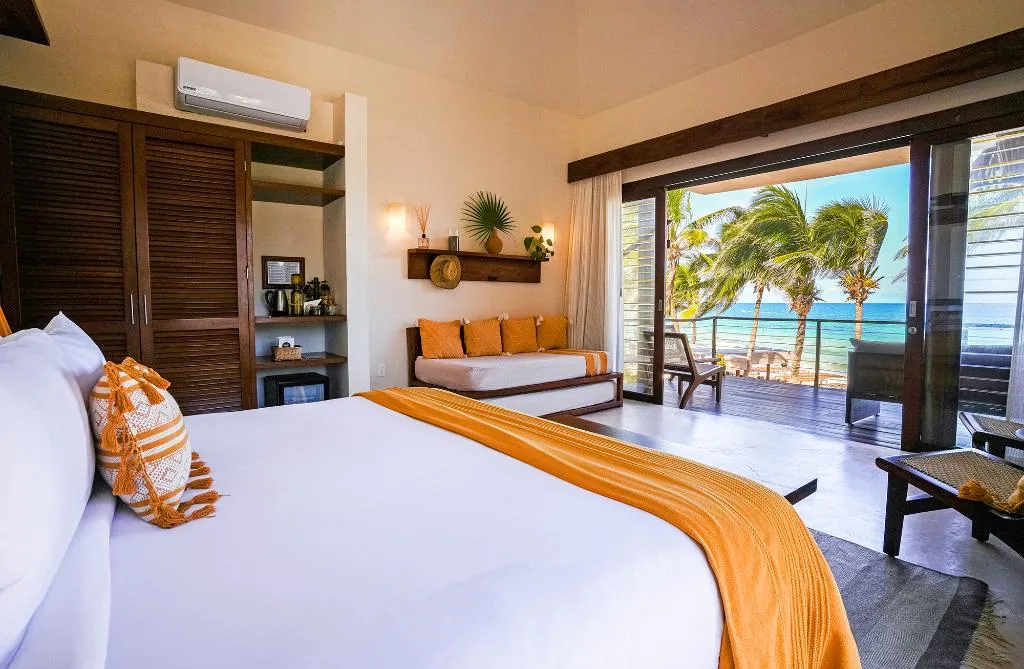 SUITE SEA VIEW WITH BALCONY Room, La Zebra Tulum, a Small Luxury Hotel, Cancun Area
