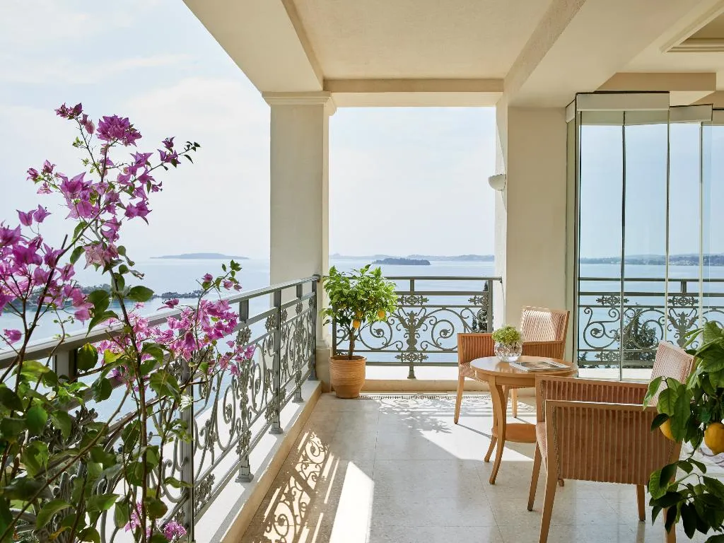 Terrace, Grecotel Eva Palace, Corfu