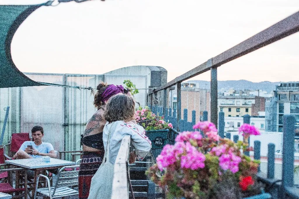 Terrace, Safestay Passeig de Gràcia, Barcelona