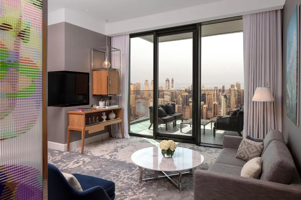DOUBLE WITH BALCONY Room, SLS Dubai Hotel & Residences, Dubai