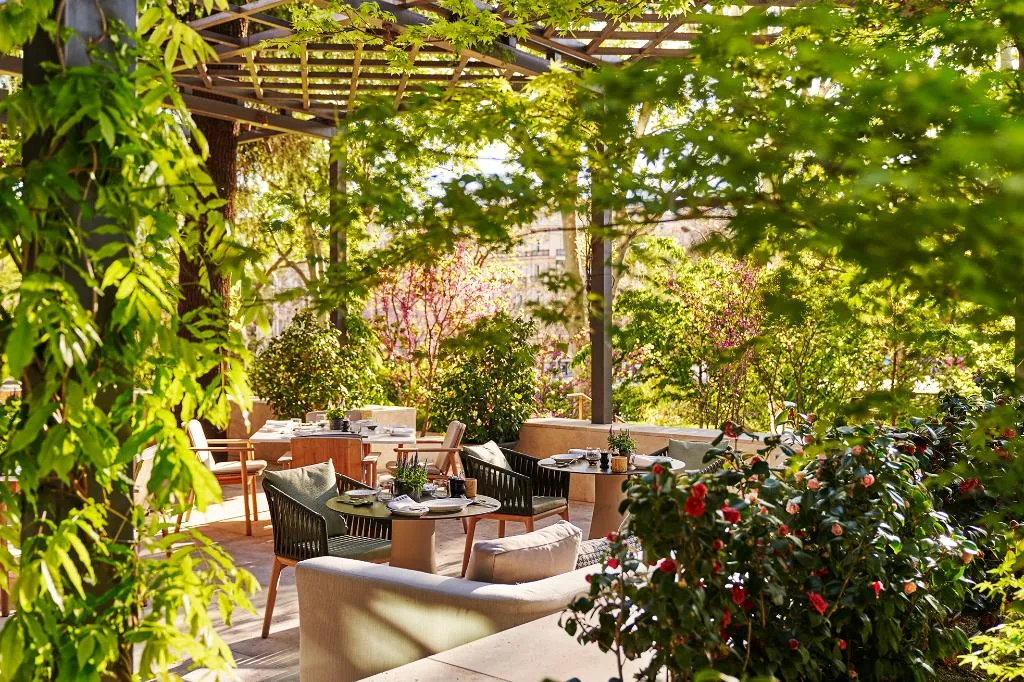 Terrace, Rosewood Villa Magna, Madrid