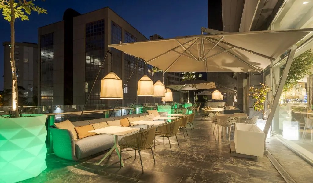 Terrace, Ilunion Atrium, Madrid
