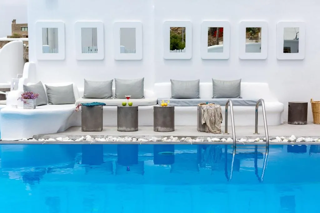 General view, Flaskos Suites, Mykonos