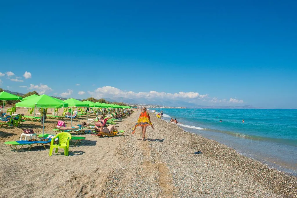 Beach, Rethymno Village, Crete