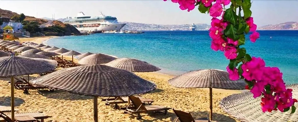 Beach, Flaskos Suites, Mykonos