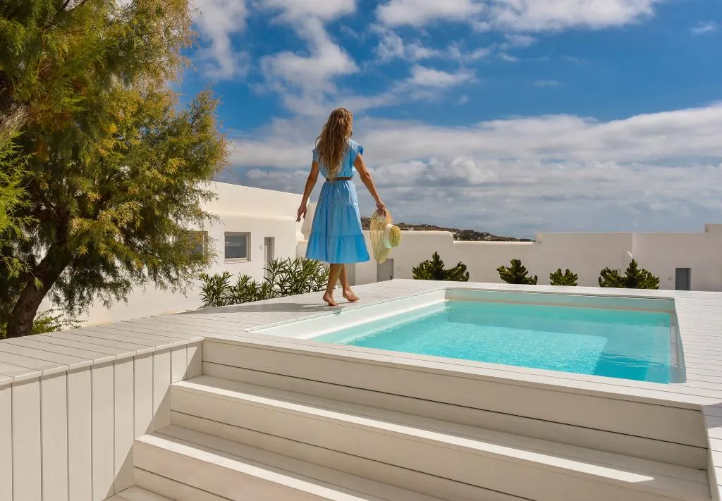 DOUBLE WITH PRIVATE POOL Room, Petasos Beach Resort & Spa, Mykonos