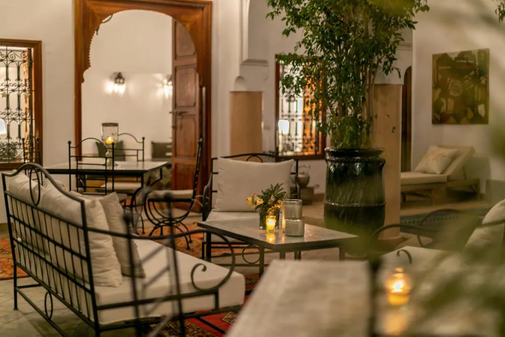 Lobby, Riad Les Trois Palmiers El Bacha, Marrakech
