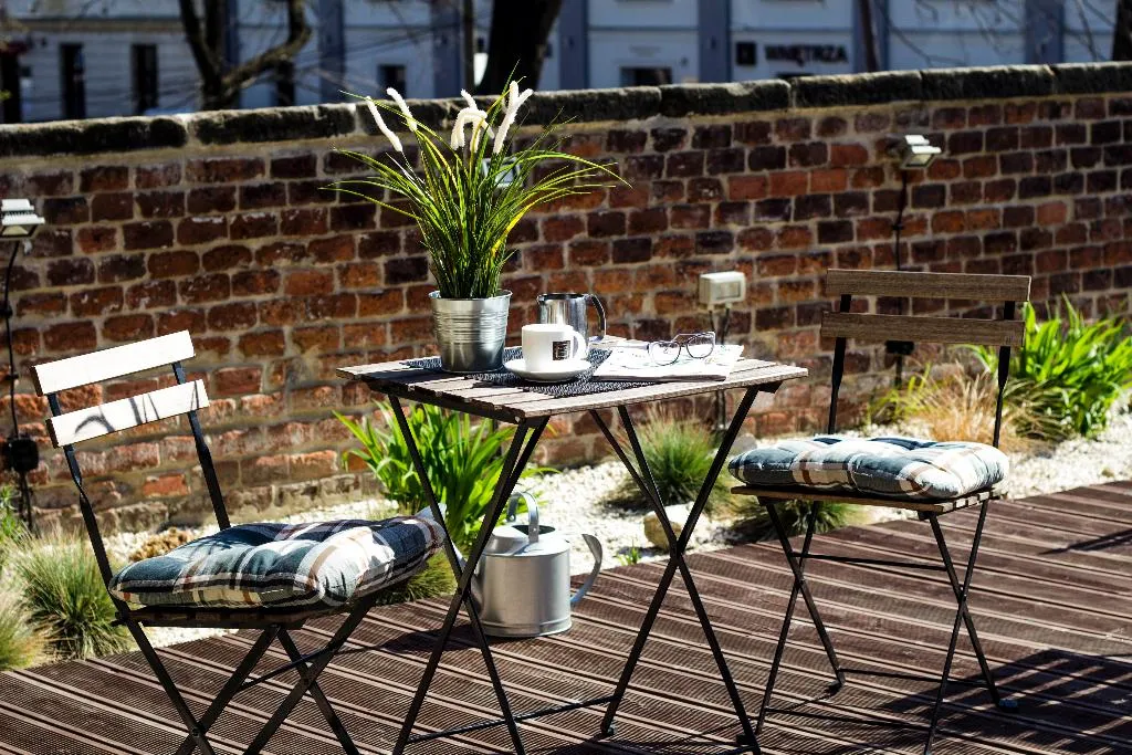 Terrace, Luneta Warszawska Hostel, Krakow