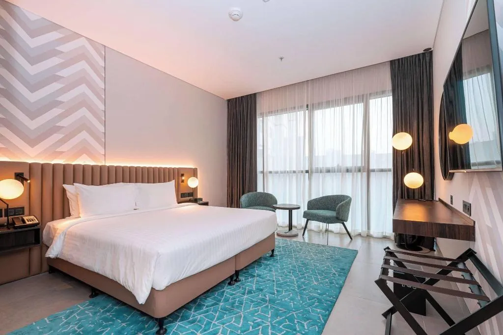 DOUBLE CITY VIEW KING BED Room, Courtyard By Marriott World Trade Centre Dubai, Dubai
