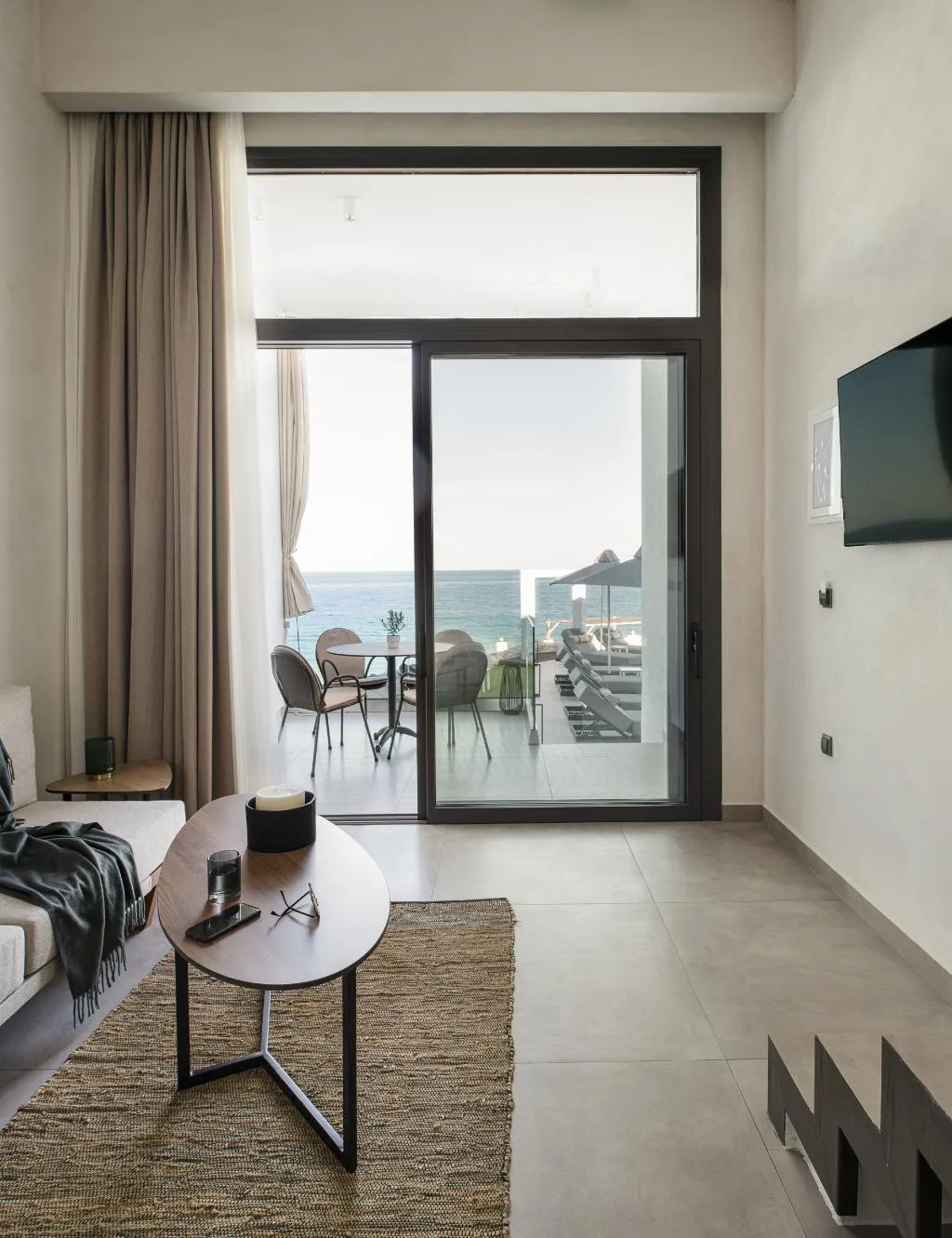 SUITE DELUXE SEA VIEW Room, Akrotiri Olympus Luxury Suites, Thessaloniki