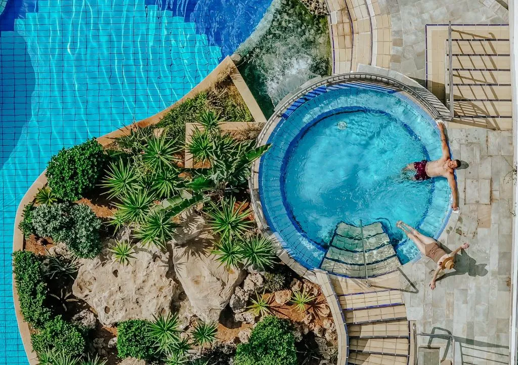 Pool, Golden Bay Beach hotel, Cyprus