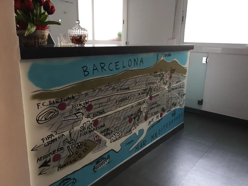 Lobby, Pensión Peiró, Barcelona