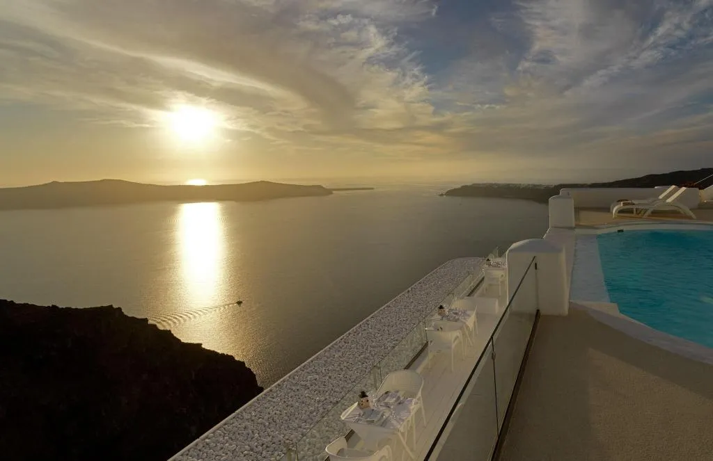 General view, Tholos Resort, Santorini