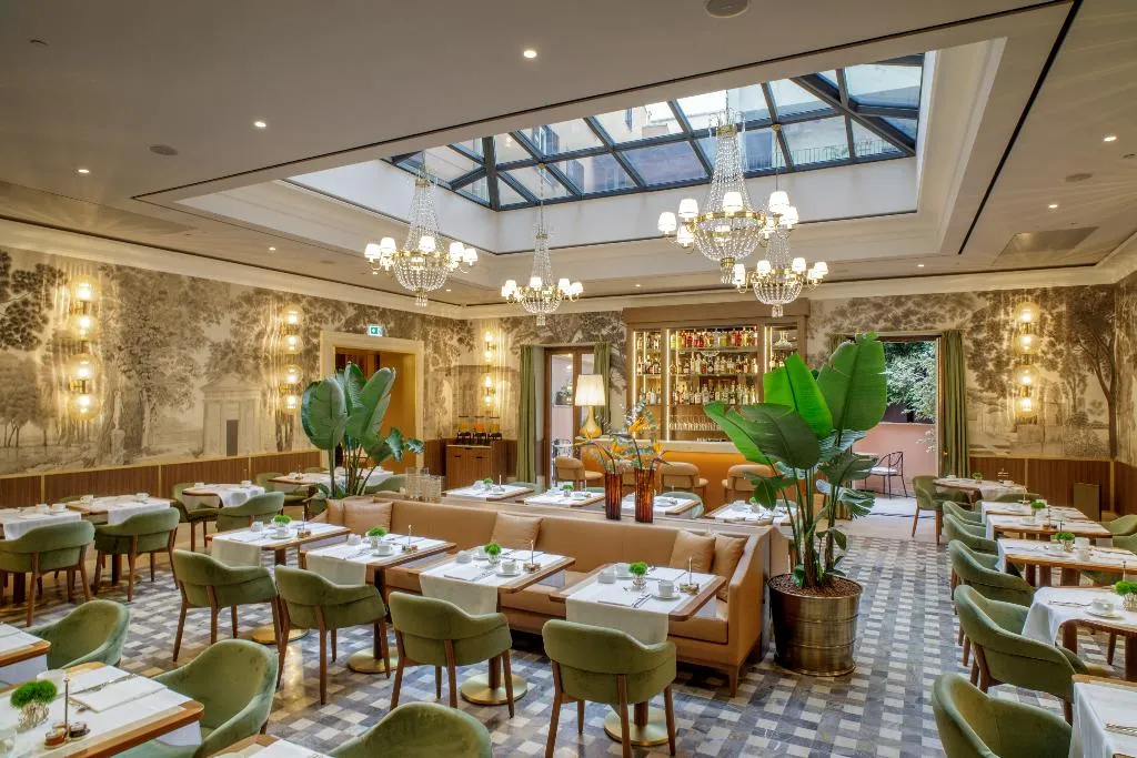 Restaurant, Hotel Imperiale, Rome