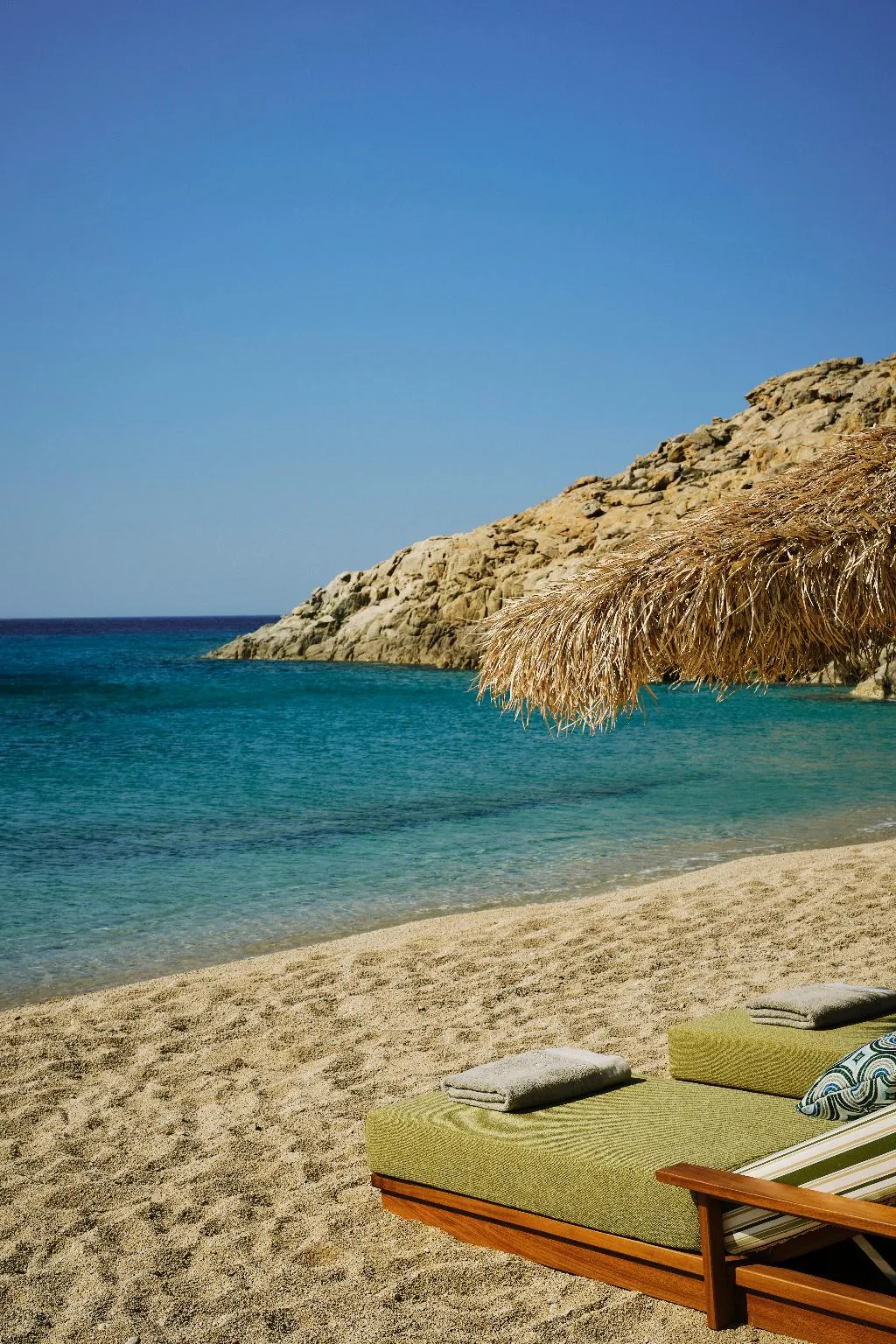 Beach, Myconian Sunrise Relais & Chateaux Hotel, Mykonos